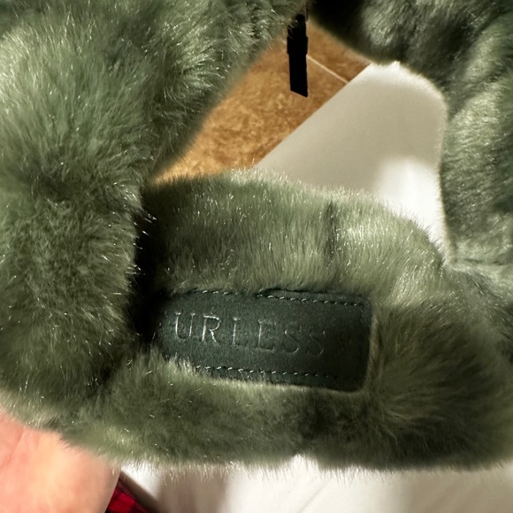 Marei 1998 pampas green faux fur handbag - Picture 7 of 11